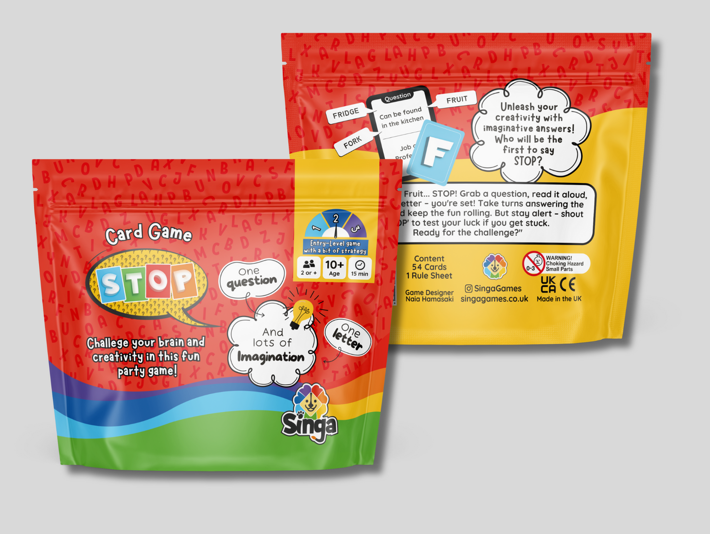 Stop - Card Game